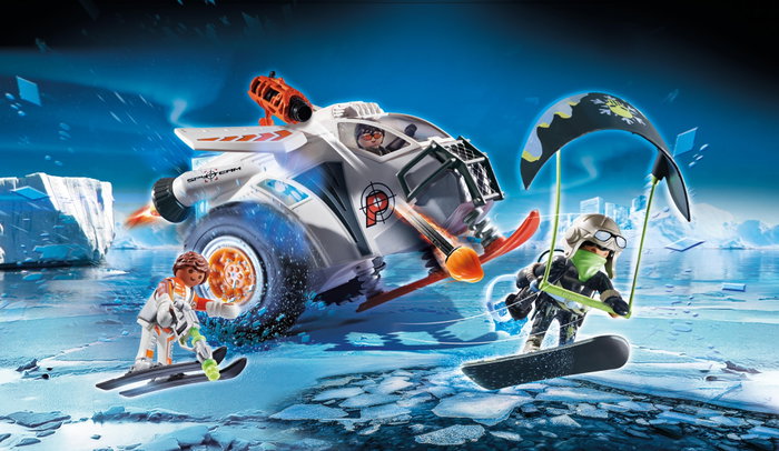 Playmobil Spy Team Planeador Nieve con Figuras y Portal de Hielo con Luces y Sonido Playmobil Spy Team Planeador Nieve con Figuras y Portal de Hielo con Luces y Sonido