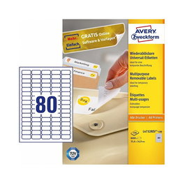 AVERY Zweckform L4732REV-100 Etiquetas de 35,6 x 16,9 mm