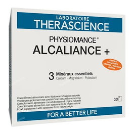 THERASCIENCE Physiomance Alcaliance+ 30 Sobres - Equilibrio Ácido-Base y Alcalinización del Organismo