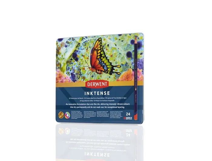 Lápices DERWENT Inktense 24 Piezas Multicolor (24 Piezas)