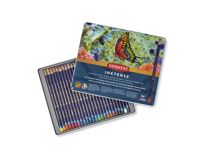 Lápices DERWENT Inktense 24 Piezas Multicolor (24 Piezas)