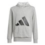 Sudadera con Capucha Niña Adidas Big Logo French Terry Hd Gris claro S