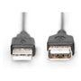 Digitus Cable alargador USB A macho a hembra 3 m