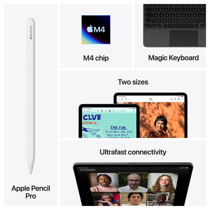Apple iPad Air 13 M4 Wi-Fi + Cellular 256GB Gris Espacial