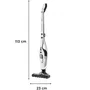 Rowenta RH6737WH Aspirador Escoba sin Cable Dual Force 2 en 1 | Aspiradora de Mano, Autonomía 45 Min, Luces LED, Ultraligera