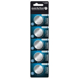 everActive CR2450 - Pack de 5 baterías de litio