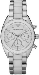 Armani AR5940 Reloj Analógico para Mujer Plateado
