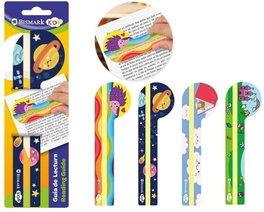 POESSA Pack de 12 Marcadores de Lectura de Polipropileno Modelos Surtidos