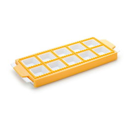 Tescoma Molde para Ravioli Cuadrado con 10 Unidades y Libro de Recetas