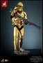 Star Wars Figura 1/6 Clone Trooper (Gold Chrome Version) Exclusive 30 cm