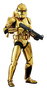 Star Wars Figura 1/6 Clone Trooper (Gold Chrome Version) Exclusive 30 cm