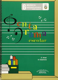 BOILEAU, Pentagrama escolar 6 educació primaria cicle superior