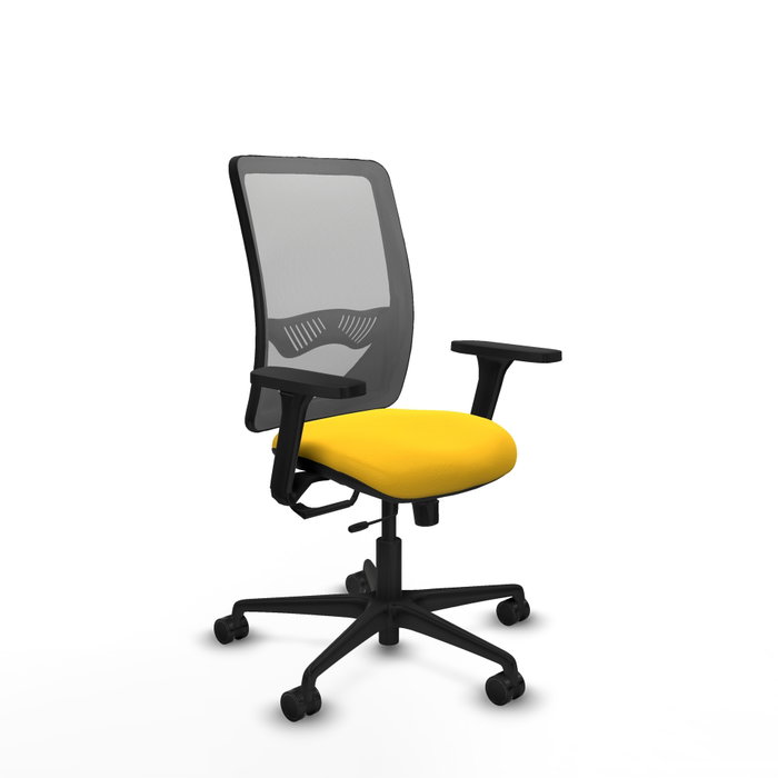 PIQUERAS Y CRESPO Silla de oficina Zulema Amarillo y Gris PIQUERAS Y CRESPO Silla de oficina Zulema Amarillo y Gris