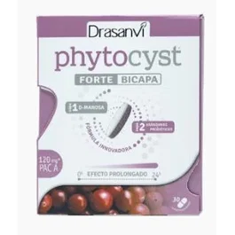 DRASANVI Phytocist Forte Bicapa 30 Comp. Arándano Rojo Americano Cranberry Vías Urinarias Sistema Inmunitario