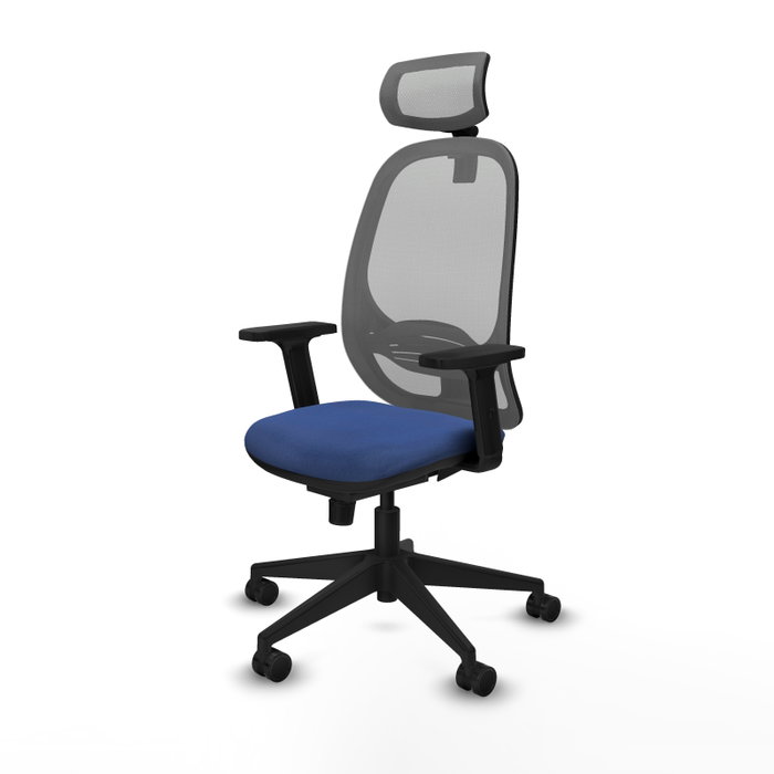 PIQUERAS Y CRESPO Silla de oficina Cilanco con mecanismo Sincro, Azul marino y Gris PIQUERAS Y CRESPO Silla de oficina Cilanco con mecanismo Sincro, Azul marino y Gris