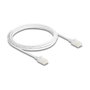 DeLOCK Cable de red RJ45 Cat.6A U/UTP Slim 2 m Blanco