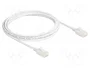 DeLOCK Cable de red Cat.6a U/UTP Slim 2 m Blanco