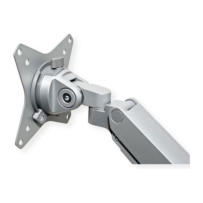 ROLINE Soporte LCD Doble Brazo de Mesa con Gasfeder, 17-32 Pulgadas, 2x 9 kg, Plata - 17.03.1158 ROLINE Soporte LCD Doble Brazo de Mesa con Gasfeder, 17-32 Pulgadas, 2x 9 kg, Plata - 17.03.1158