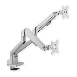 ROLINE Soporte de Doble Brazo con Gasfeder para Monitores 17-32 Pulgadas