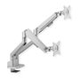 ROLINE Soporte de Doble Brazo con Gasfeder para Monitores 17-32 Pulgadas