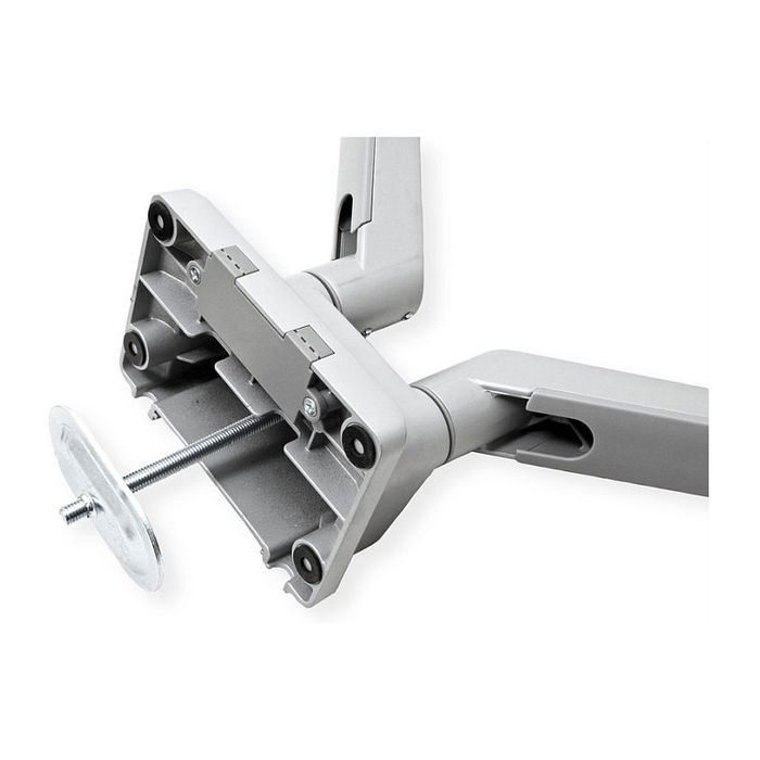 ROLINE Soporte LCD Doble Brazo de Mesa con Gasfeder, 17-32 Pulgadas, 2x 9 kg, Plata - 17.03.1158 ROLINE Soporte LCD Doble Brazo de Mesa con Gasfeder, 17-32 Pulgadas, 2x 9 kg, Plata - 17.03.1158