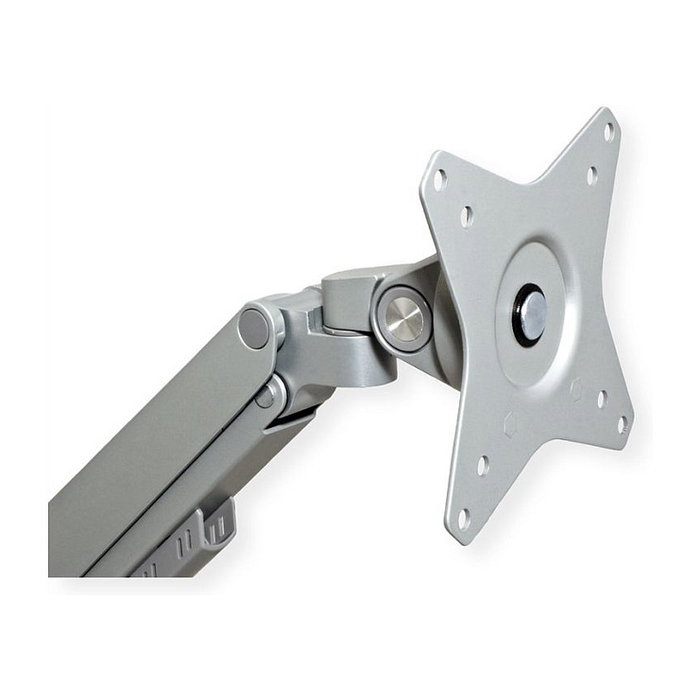 ROLINE Soporte LCD Doble Brazo de Mesa con Gasfeder, 17-32 Pulgadas, 2x 9 kg, Plata - 17.03.1158 ROLINE Soporte LCD Doble Brazo de Mesa con Gasfeder, 17-32 Pulgadas, 2x 9 kg, Plata - 17.03.1158