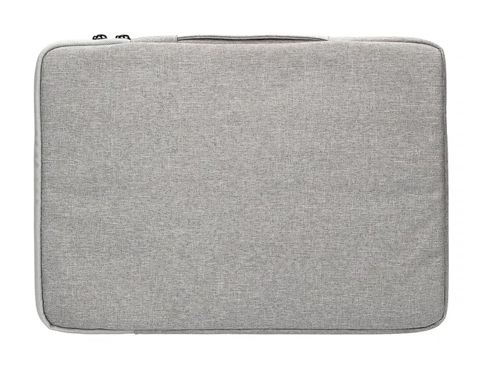 Q-connect Funda para Portátil 13,3'' con Asa y Bolsillo Exterior, Gris, 350x250x25 mm