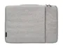 Q-connect Funda para Portátil 13,3'' con Asa y Bolsillo Exterior, Gris, 350x250x25 mm
