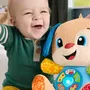Fisher Price Peluche Musical de Despertar Progresivo Cachorro que Ríe y Aprende JFD20