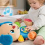 Fisher-Price Peluche musical de despertar progresivo con forma de cachorro que ríe y aprende