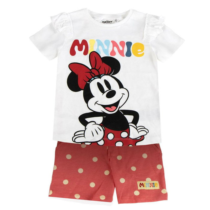 Cerdá Conjunto 2 Piezas French Terry Minnie Coral 5 Años