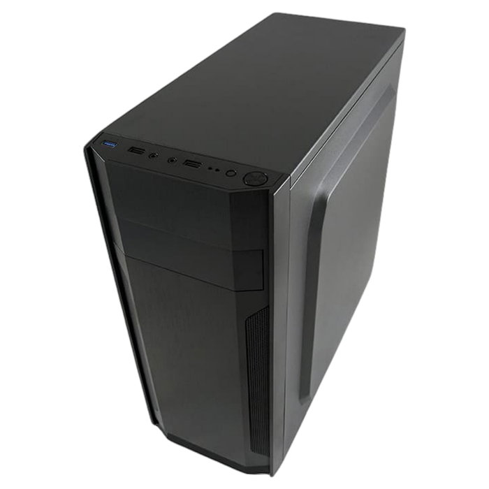 LC-Power 7036B Torre Midi PC - Caja para PC ATX, microATX, Mini-ITX en Negro, Compatible con Refrigeración CPU de 14.5 cm y Tarjetas Gráficas de 36 cm, con USB 3.0