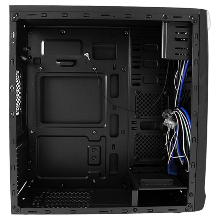 LC-Power 7036B Torre Midi PC - Caja para PC ATX, microATX, Mini-ITX en Negro, Compatible con Refrigeración CPU de 14.5 cm y Tarjetas Gráficas de 36 cm, con USB 3.0