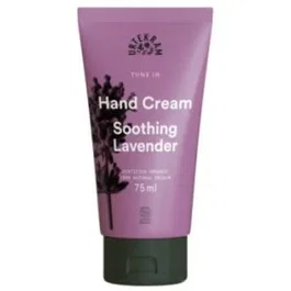 URTEKRAM Crema de Manos Lavanda Soothing 75 ml - Eco, COSMOS ORGANIC, Hidratante, Vegano, No Testado en Animales