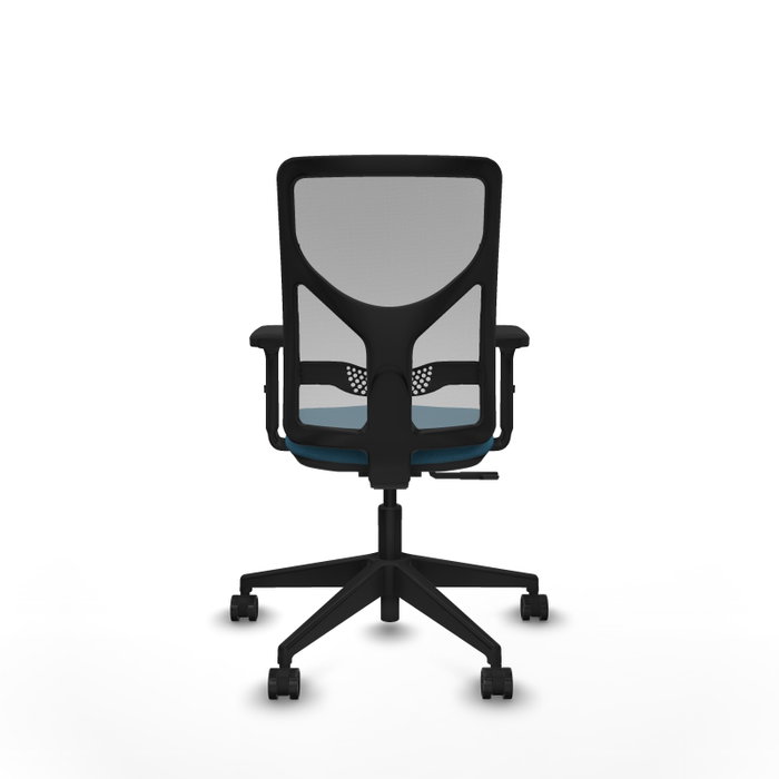 PIQUERAS Y CRESPO Silla de oficina Motilla con mecanismo Sincro, Verde petróleo y Gris PIQUERAS Y CRESPO Silla de oficina Motilla con mecanismo Sincro, Verde petróleo y Gris