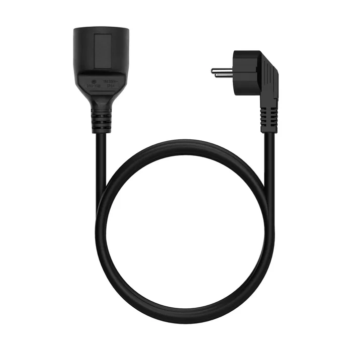Aisens Cable Alargador de Alimentación Schuko CEE7/M-CEE7/H Negro 3m Aisens Cable Alargador de Alimentación Schuko CEE7/M-CEE7/H Negro 3m