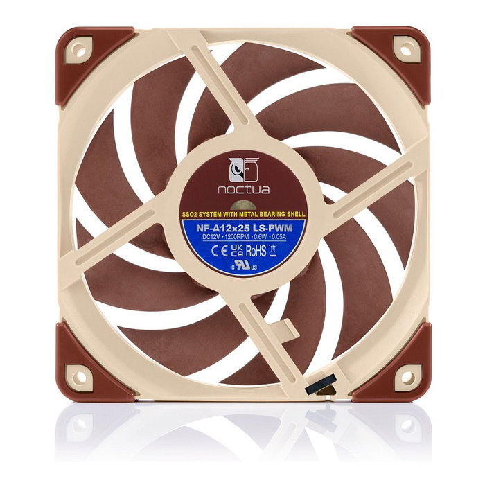 NOCTUA NF-A12X25 LS-PWM Ventilador de caja 120 mm Marrón