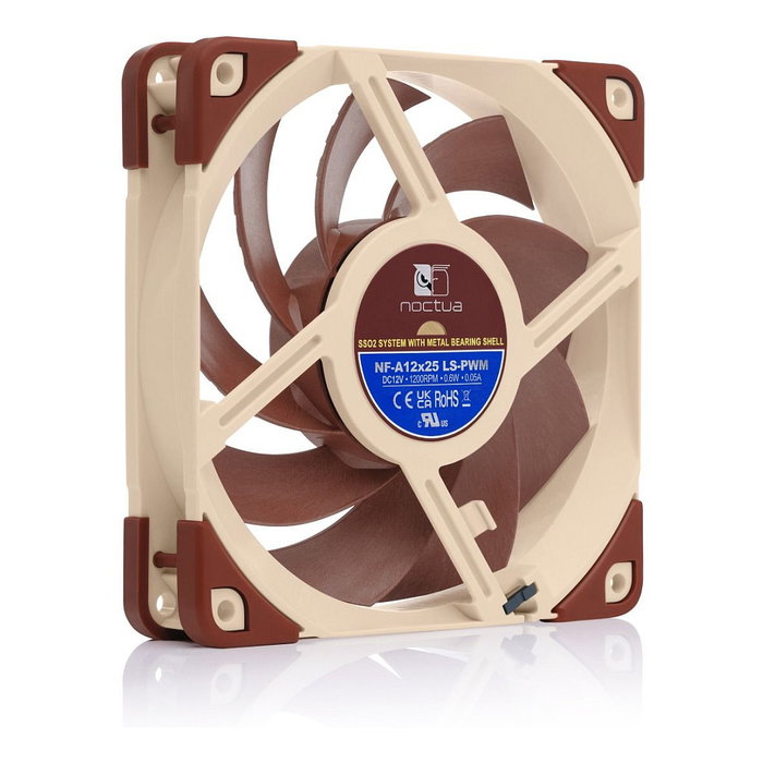 NOCTUA NF-A12X25 LS-PWM Ventilador de caja 120 mm Marrón