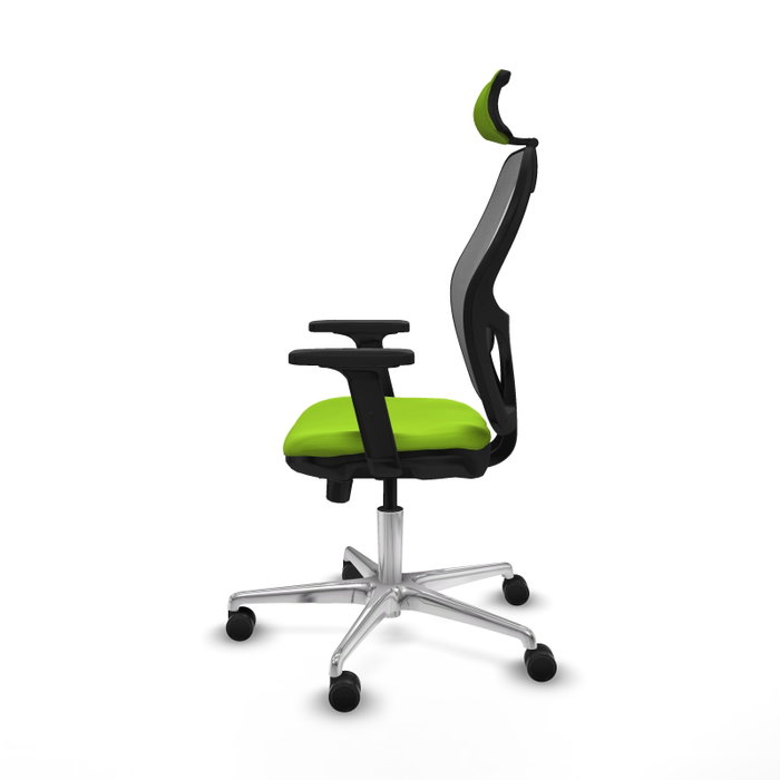 PIQUERAS Y CRESPO Silla de oficina Jorquera Sincro/Traslack Pistacho y Gris