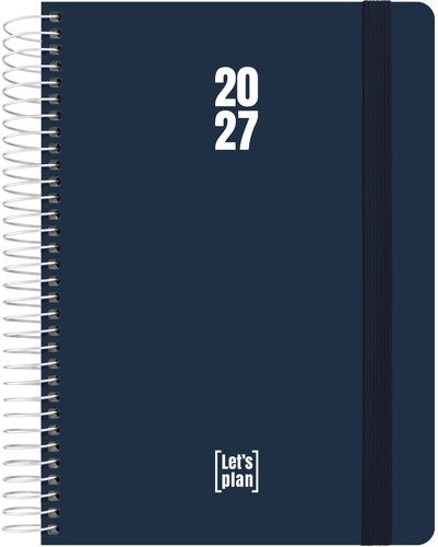 GRAFOPLAS Agenda Anual 2027 A5 Azul Oscuro GRAFOPLAS Agenda Anual 2027 A5 Azul Oscuro