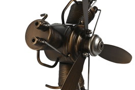 DKD Home Decor Decoracion Pared Loft Metal Marron Cobrizo 55 x 12 x 52 cm (2 Unidades)