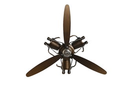 DKD Home Decor Decoracion Pared Loft Metal Marron Cobrizo 55 x 12 x 52 cm (2 Unidades)