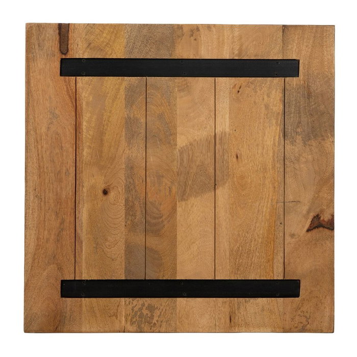 Ixia Tablero de Mesa Cuadrado de Madera de Mango Natural 70 x 70 x 3 cm Ixia Tablero de Mesa Cuadrado de Madera de Mango Natural 70 x 70 x 3 cm