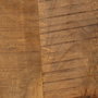 Ixia Tablero de Mesa Cuadrado de Madera de Mango Natural 70 x 70 x 3 cm