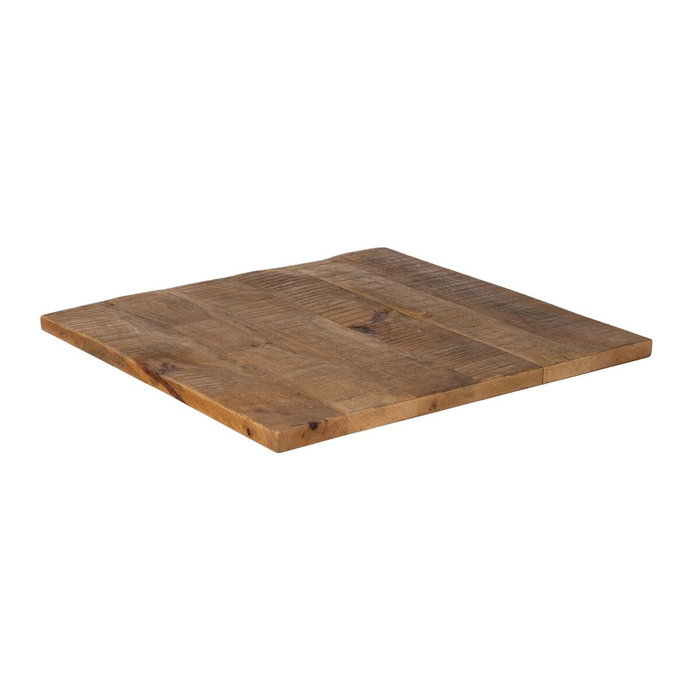 Ixia Tablero de Mesa Cuadrado de Madera de Mango Natural 70 x 70 x 3 cm Ixia Tablero de Mesa Cuadrado de Madera de Mango Natural 70 x 70 x 3 cm