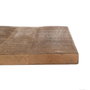 Ixia Tablero de Mesa Cuadrado de Madera de Mango Natural 70 x 70 x 3 cm