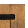 Ixia Tablero de Mesa Cuadrado de Madera de Mango Natural 70 x 70 x 3 cm