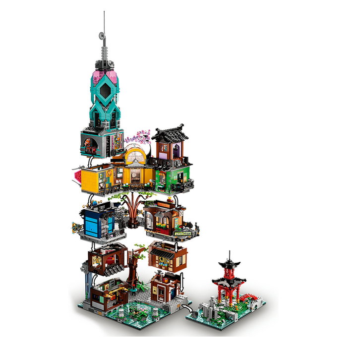 LEGO Ninjago Jardines de la Ciudad de NINJAGO 71741