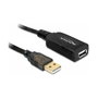 DeLOCK Repetidor USB 2.0 de 20 m, Negro