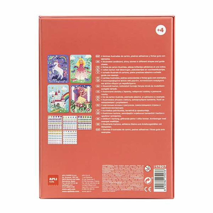 APLI KIDS Juego Mosaico Diamante con 4 láminas y 276 piezas